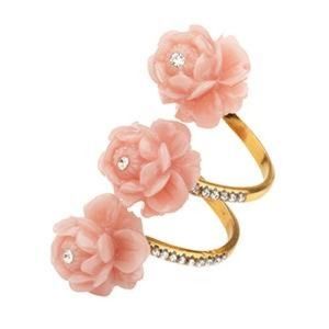 T.Arrigoni Krishina Crystal Floral Ring Boho ThinkGeek Dollhouse